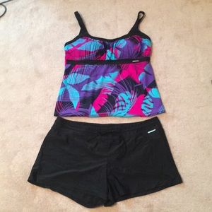 Zero Xposure swimsuit with boy shorts